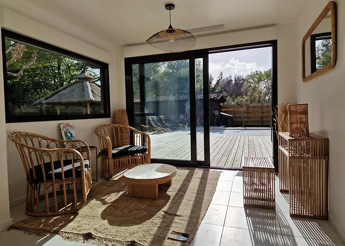 12 Personnes Proche Oecan, 10 Velos Et 4 Surf Fournis, Entierement Climatisee * Moliets-et-Maa